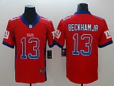 Nike Giants 13 Beckham Jr Red Drift Fashion Limited Jersey,baseball caps,new era cap wholesale,wholesale hats